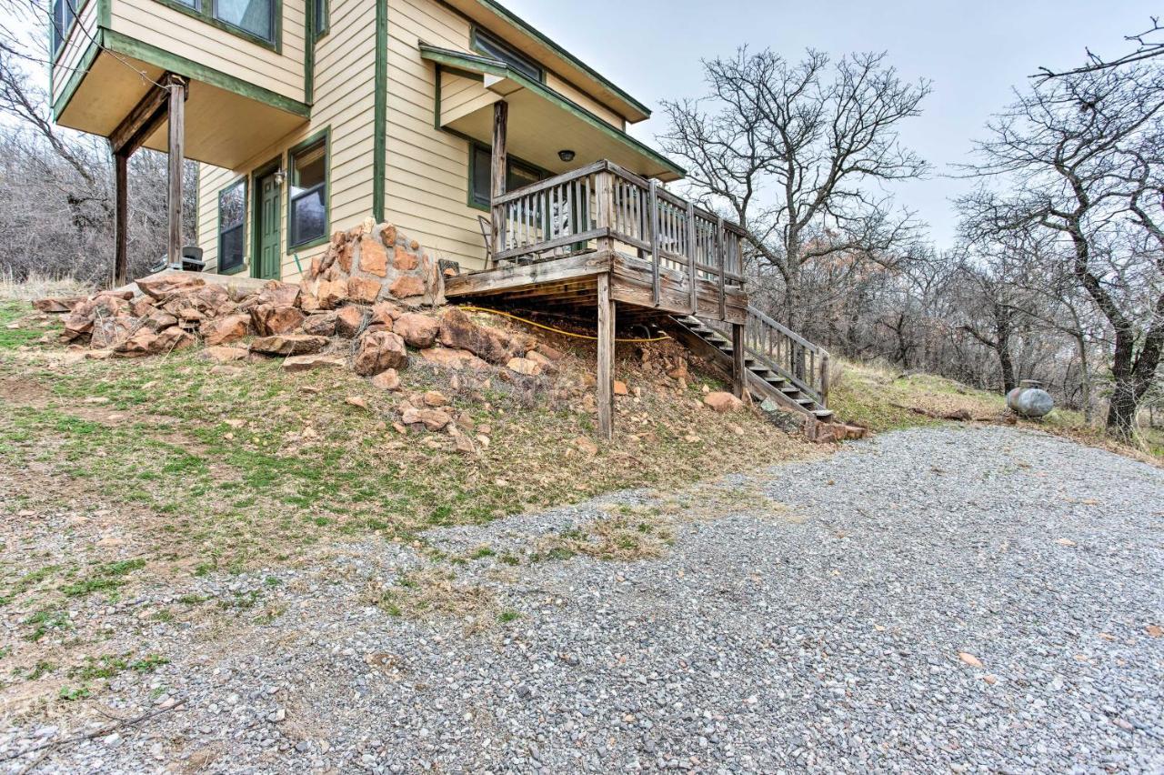 Medicine Park Cabin Rental With Mountain View Exteriér fotografie